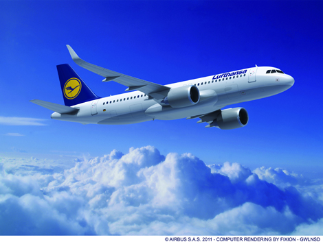 A320 Neo flown by Lufthansa