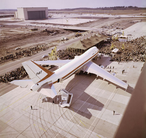 The first jumbo jet