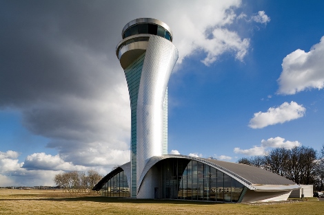 Control tower at TAG Farnborough Airport