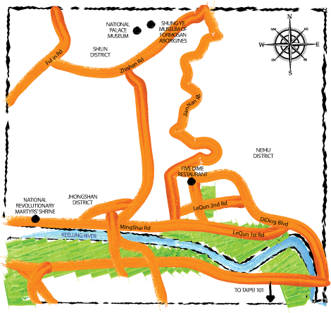 Taipei map