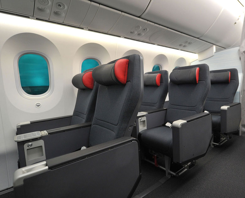 Air Canada Premium Economy cabin