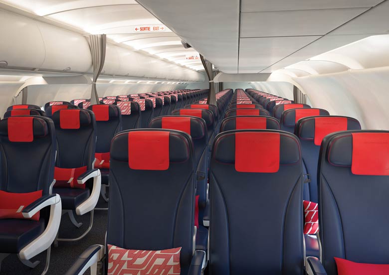Air France medium-hall cabin