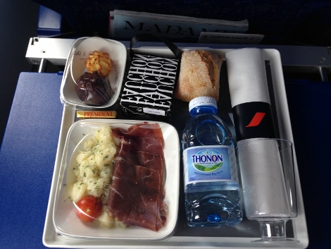 Air France short-haul business class meal