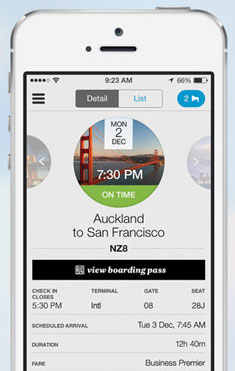 Air NZ app