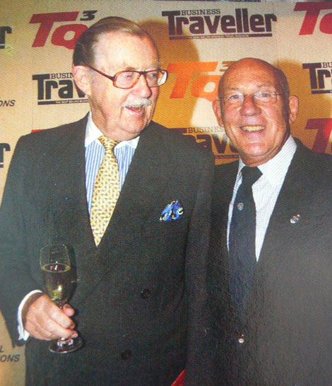 Alan Whicker and Stirling Moss