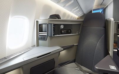 American Airlines B777-200ER Business Class seat