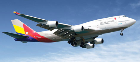 Asiana Airlines B747-400