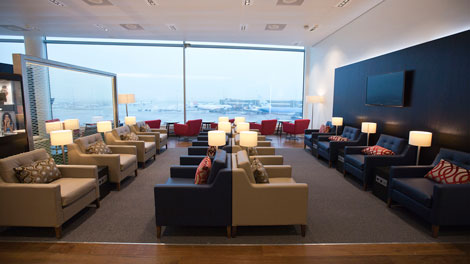 BA Schiphol lounge