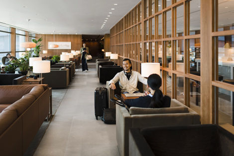 Cathay Pacific Business Class Lounge at The Pier Hong Kong International Airport 
