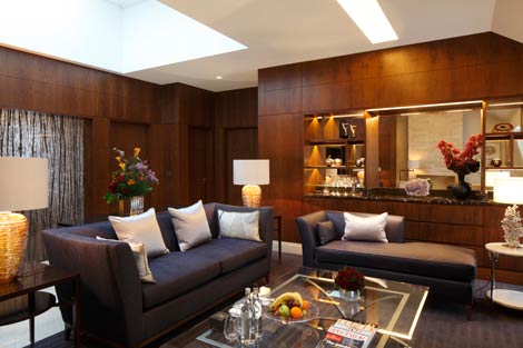 Conrad London Westminster penthouse living room