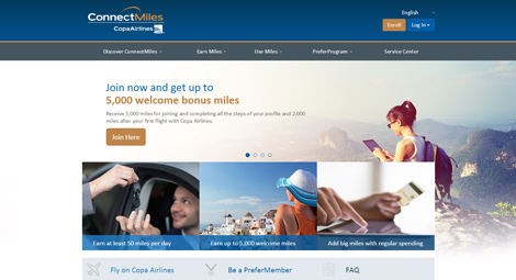 Copa Airlines Connect Miles