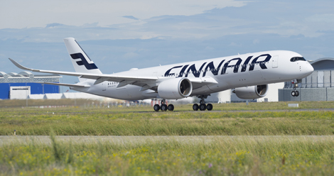 Finnair A350 test flight