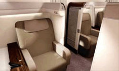 Garuda Indonesia first class seat