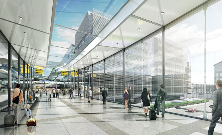 Within the new Central Terminal Area there would be hotel facilities within minutes of Terminal 2