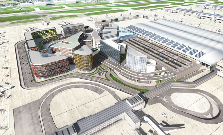 Heathrow central terminal area will undergo a transformation with new hotels, traffic management and more