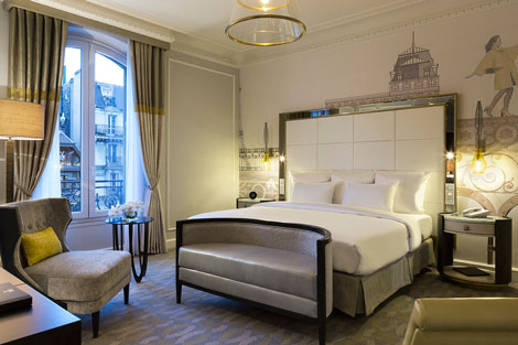 Hilton Paris Opera guestroom