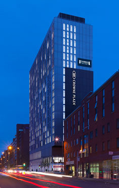 Crowne Plaza and Staybridge Suites dual Manchester Oxford Road hotel
