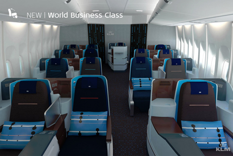 Business Class in die Karibik - KLM