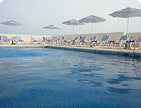 Premier Inn Dubai International Airport rooftop pool