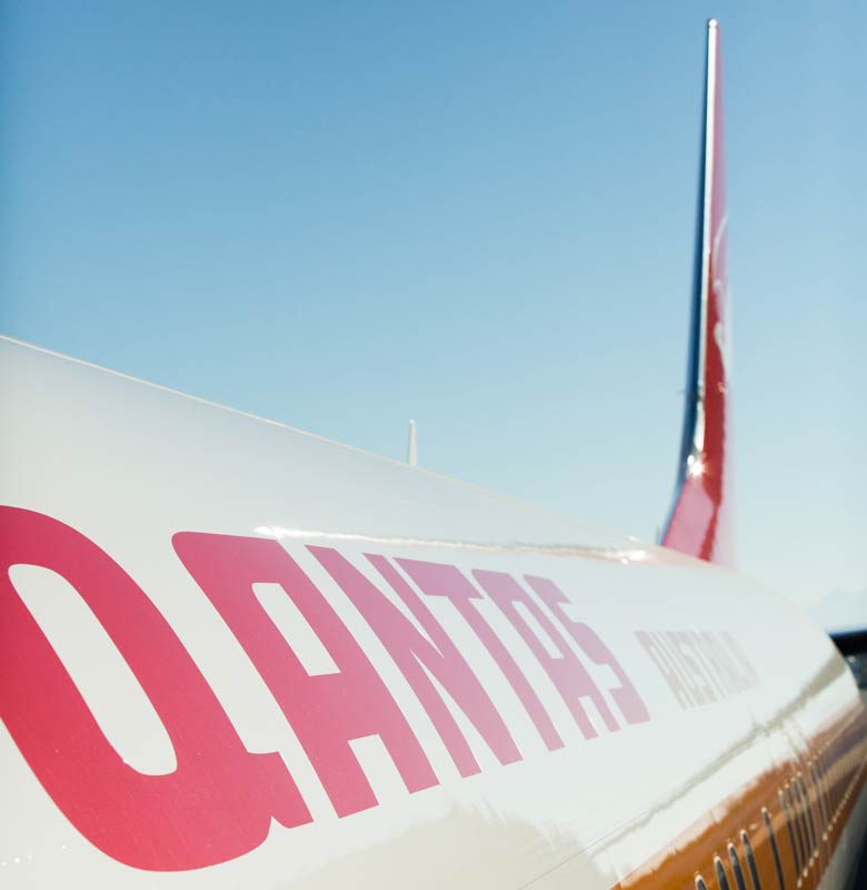 Qantas 1970s livery