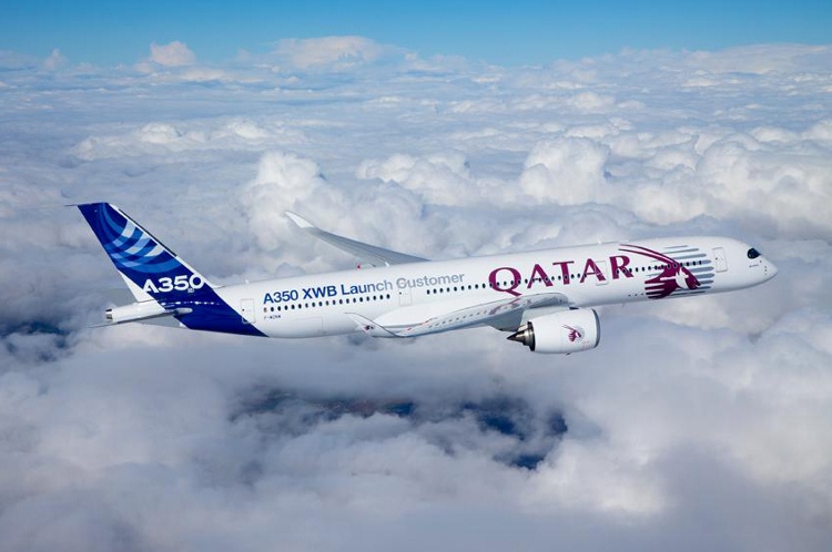 Qatar Airways A350 Aircraft