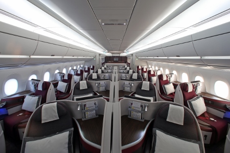 Qatar Airways A350 business class