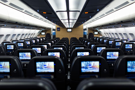 SAS new cabin economy seatbacks