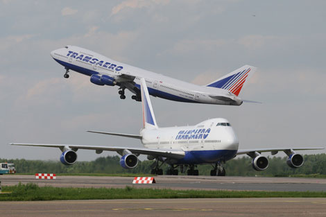 Transaero aircraft