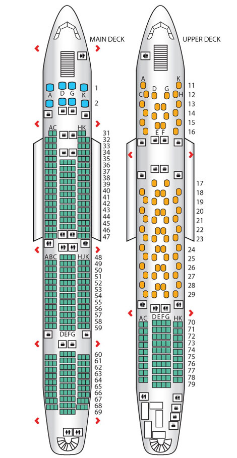 China Southern A380 seatplan