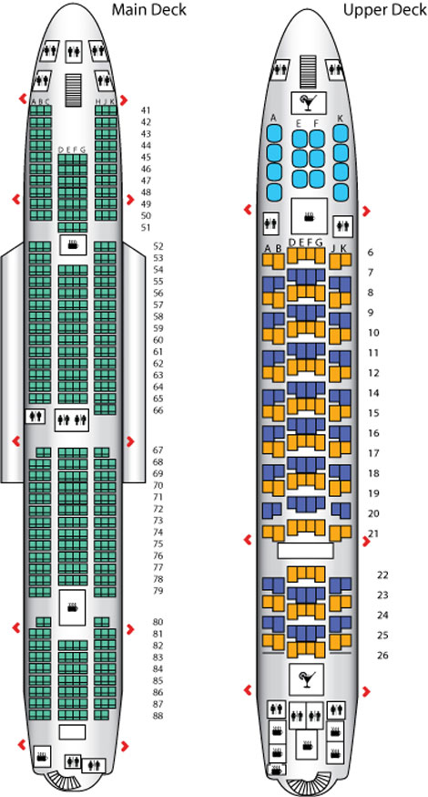 Emirates A380 configuration 1