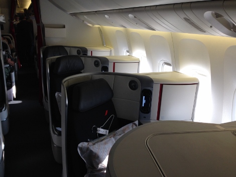 Air France new fully-flat business class second cabin