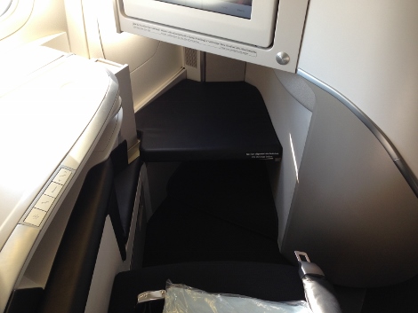 Air France new fully-flat business class seat