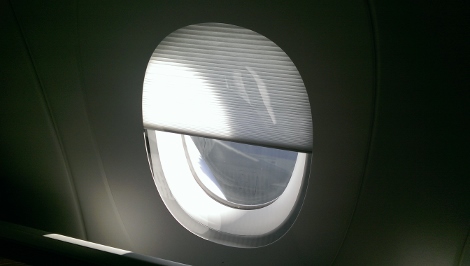 Qatar Airways A350XWB windows blind