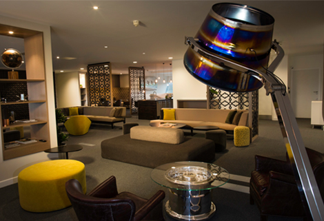 The new lounge at Farnborough airport