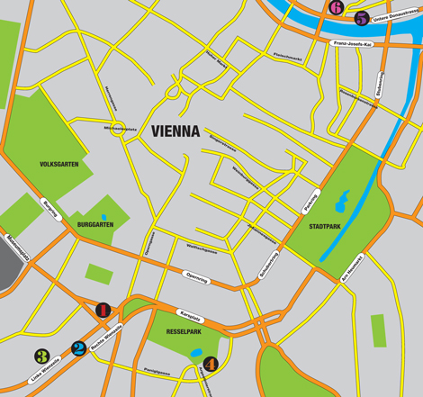 Vienna 2012 Map 