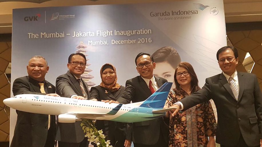 Garuda Indonesia launches flights from Mumbai to Jakarta